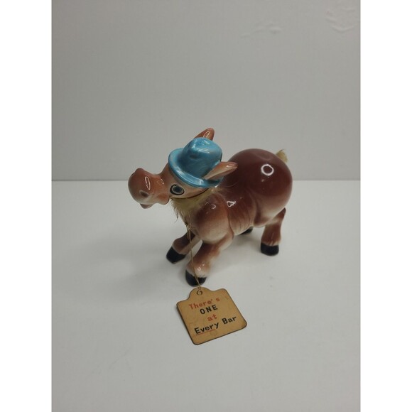 Vintage Japan Norcrest Nodder Bobble Head Donkey Jackass Bar Party Funny - Picture 1 of 6